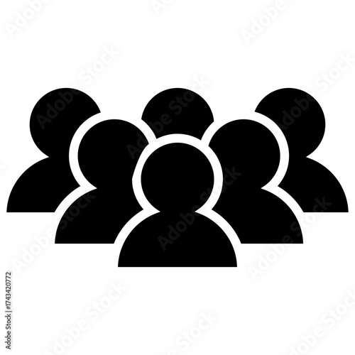 Team vector icon. Teamwork illustration sign. Development symbol. Progress  logo. 