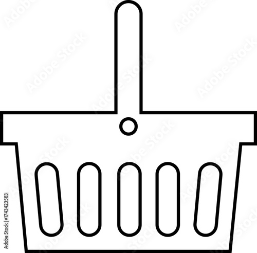 Shopping basket icon , Buy on market featuring cart store tag and baskets, E-commerce, Retail, Purchase, Online Store, Supermarket, Market, Shop, Add to Cart, Vector template designs elements,