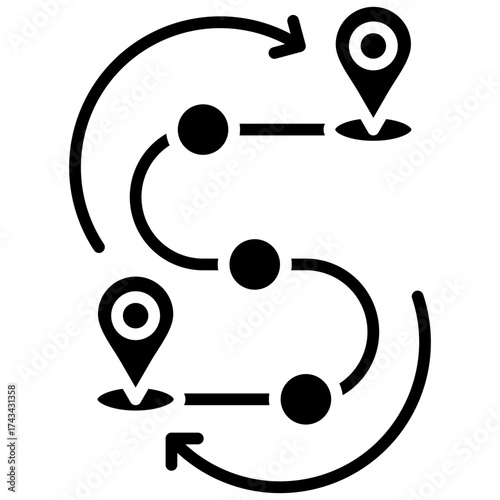 Change Roadmap glyph icon