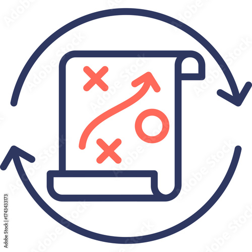 Change Strategy line color icon