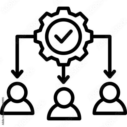 Time Optimization line icon