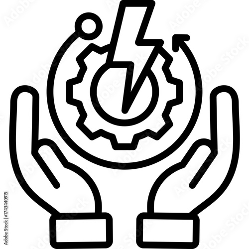Performance Boost line icon