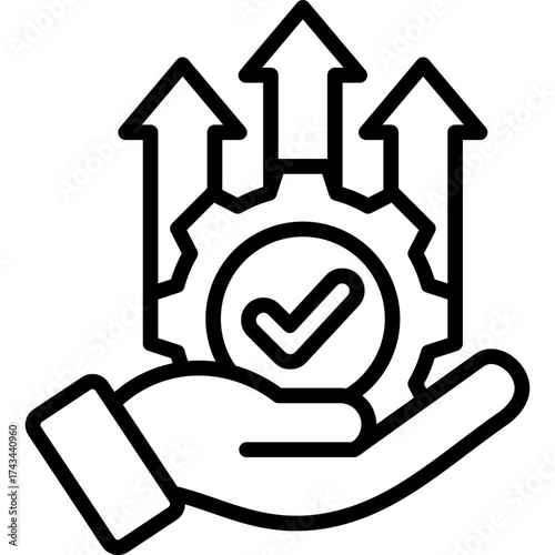 Business Analytics line icon