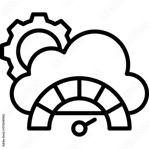 Workflow Management line icon