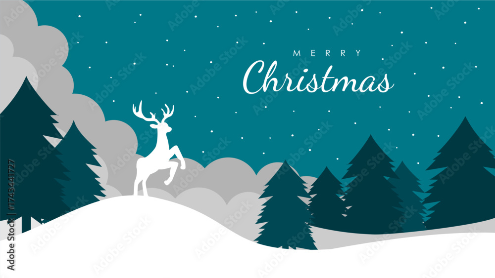 Fototapeta premium vector merry christmas background template