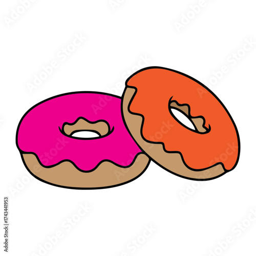 Sweet Frosted Donuts