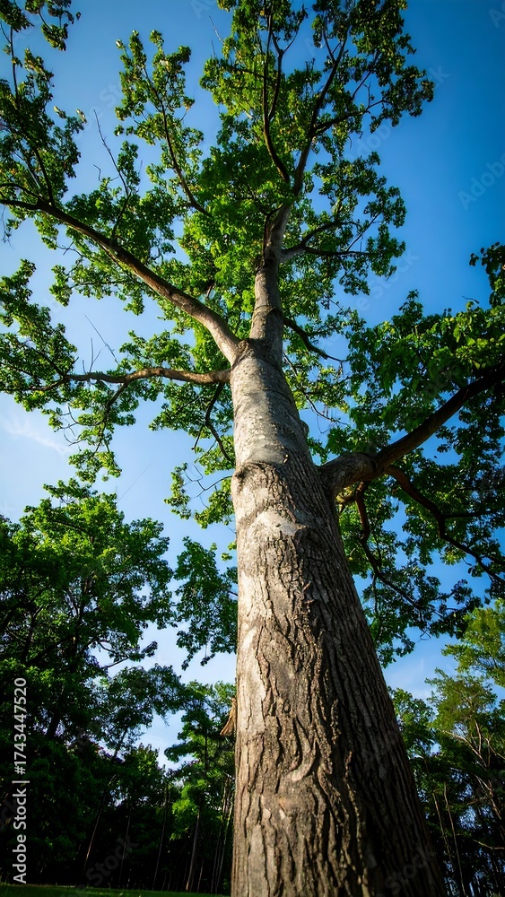 Fototapeta premium Majestic tree reaching for sky