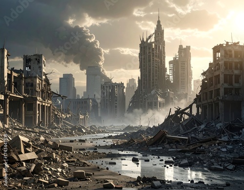 Ruined cityscape under a dramatic sky (1)