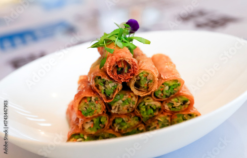 Wallpaper Mural Vegetable rolls Torontodigital.ca