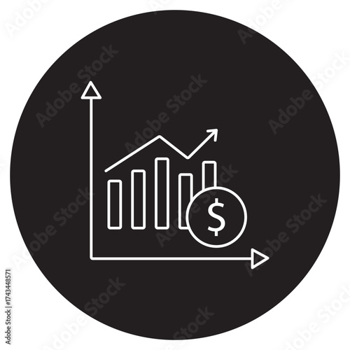 Annual Profit Growth Icon, Maximizing Annual Profit Growth, Strategies for Sustainable Earnings, Driving Business Expansion through Profit Growth, Annual Profit Growth as a Success Indicator, vector