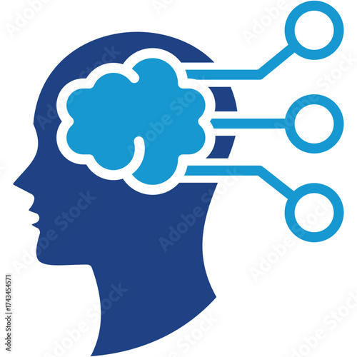 Neural Interface glyph color icon