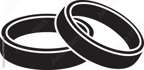 Elegant wedding bands symbolize eternal love now