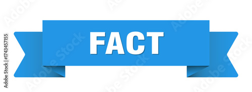 fact ribbon isolated on transparent background. fact ribbon