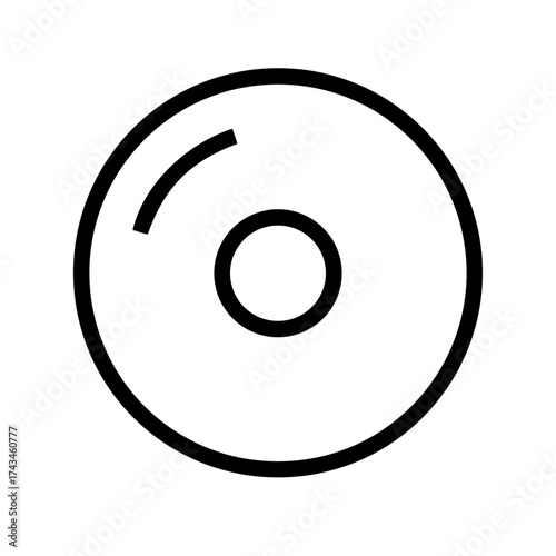 Compact disc, a symbol of digital storage media