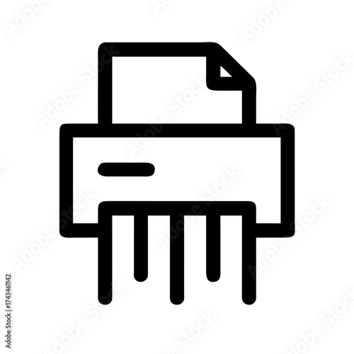 Paper shredder for document security and disposal