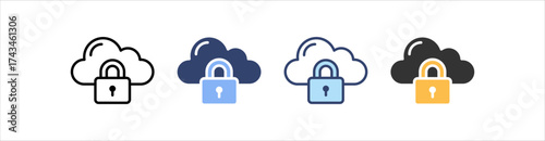 Security Icon Set Multiple Style Collection