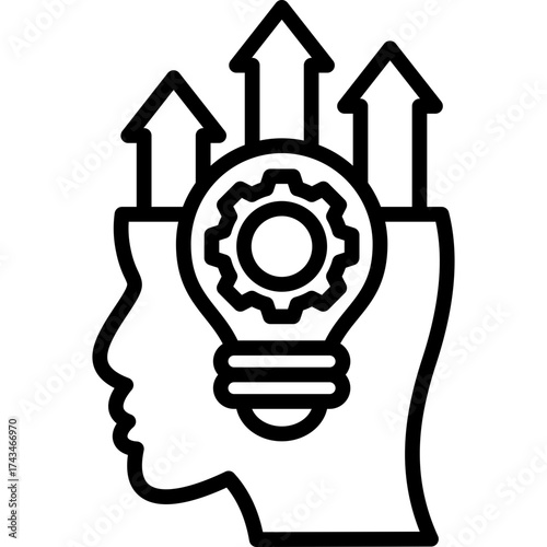 Upskill Workshop line icon