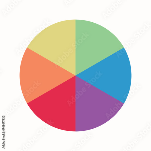 Free Download Circle division infographic icon set. Pie chart divided 4,5,6 equal parts. Color pizza or donut round diagram. Infographic wheel segment and fraction. Vector illustration isolated on white background. - GFXLoad