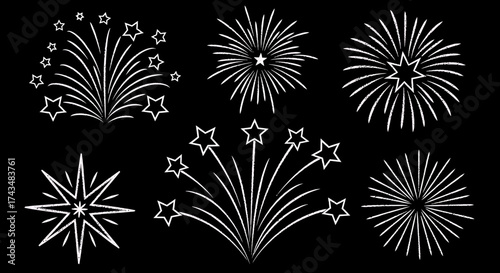 Fireworks Display A Collection of Festive Celebrations.