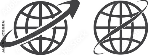 Global Communications and Worldwide Connectivity Icons