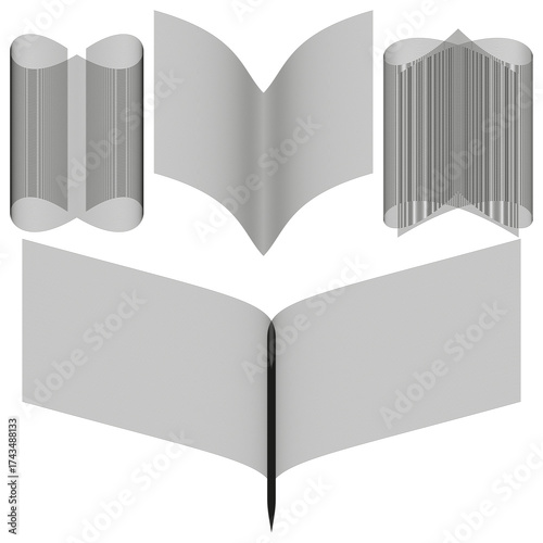 Abstract line pattern. Dynamic line art. Optical illusion illustration. Vector geometric shape