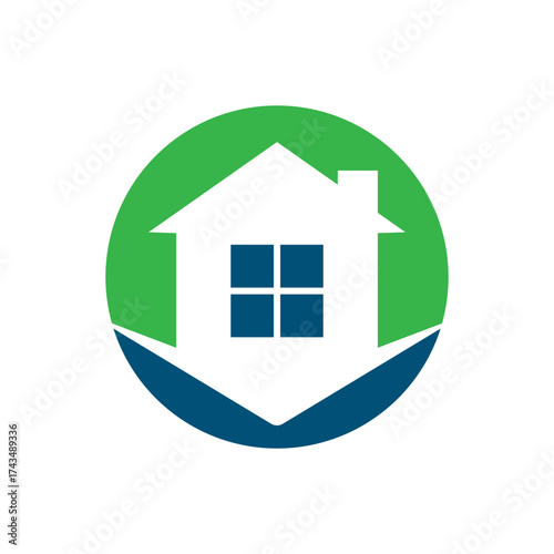 simple and elegant housing logo design
