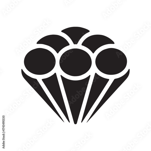 Pearl Gemstone Elegant Solid Symbol