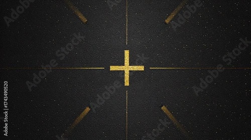 Gold Glow Abstract Luxury Background