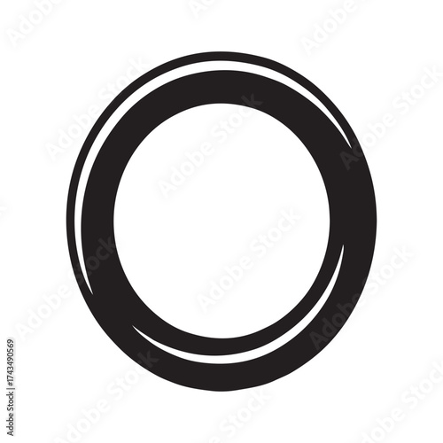 Septum Ring Piercing Jewelry Solid Icon