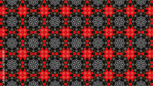 Colourful flowers, seamless patterns with floral for fabric