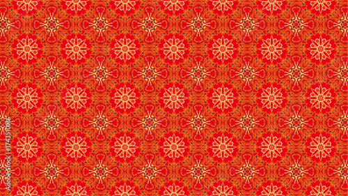 Colourful flowers, seamless patterns with floral for fabric