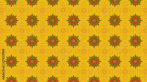 Colourful flowers, seamless patterns with floral for fabric