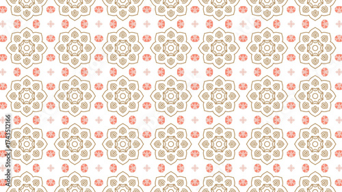 Colourful flowers, seamless patterns with floral for fabric