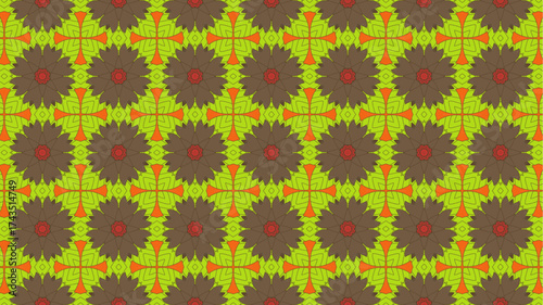 Colourful flowers, seamless patterns with floral for fabric
