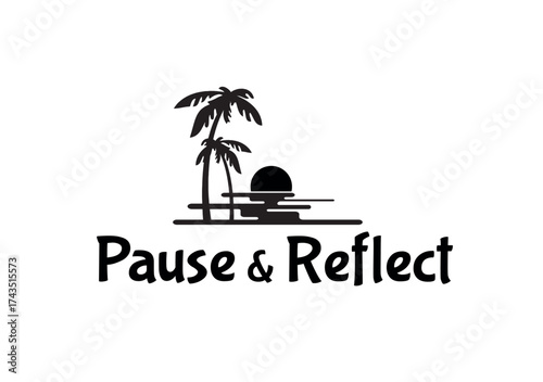Pause and reflect sign