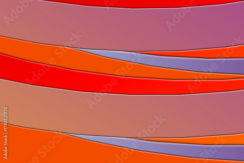 Paper cut style Gradient colourful abstract geometric background	
