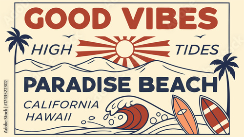 Vibrant retro style poster design with bold colors and classic typography for a nostalgic visual appeal