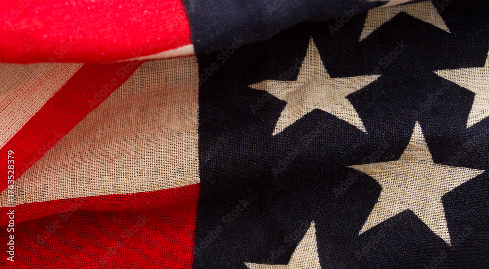 Fototapeta premium Part of the US flag background