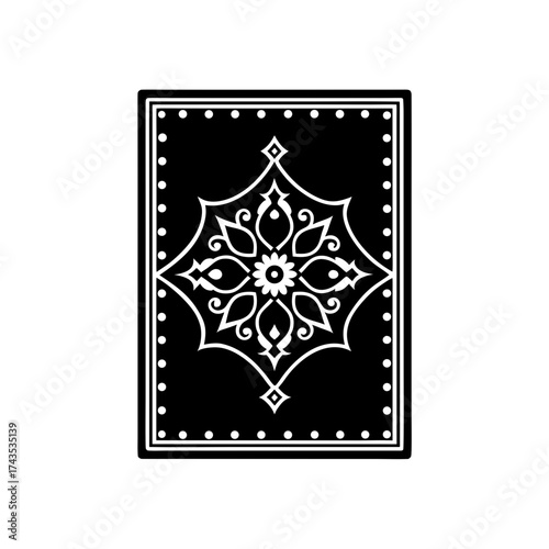 Skull surrounded by a floral arrangement on transparent background silhouette