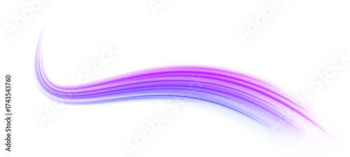Neon light streaks racing along city streets with flowing energy and dynamic perspective.