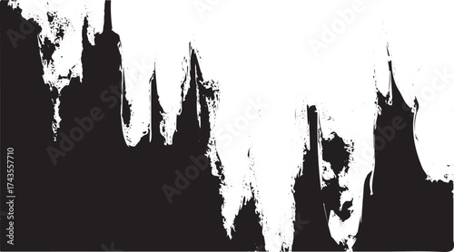 Subtle halftone grunge urban texture vector. Distressed overlay texture. Grunge background. Abstract mild textured effect. Vector Illustration. Black isolated on white.