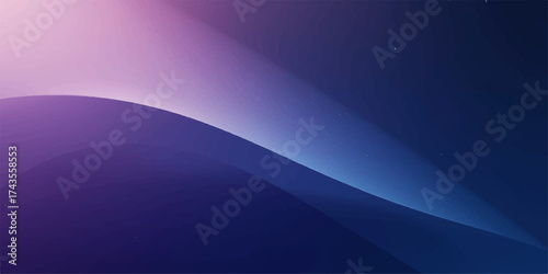 Abstract blue background with flowing wave lines and a soft, futuristic light design pattern