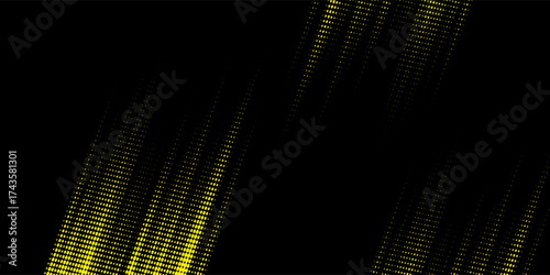 yellow black brush wrap car sticker pattern abstract banner sporty lines black yellow color combination grunge brush modern pattern racing motorsport vector design.