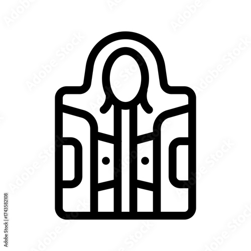 icon hoodie with style outline