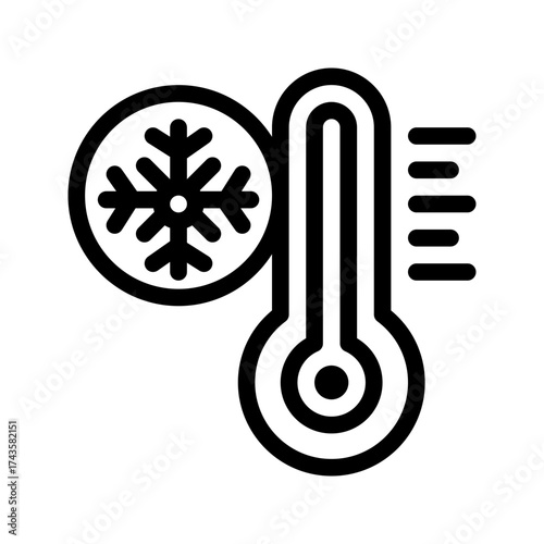 icon freezing with style outline