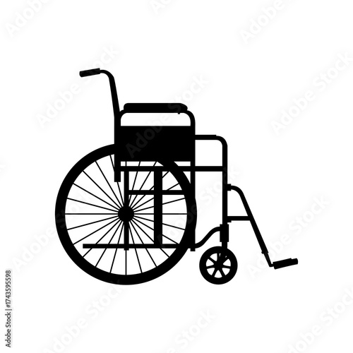wheelchair vector illustration