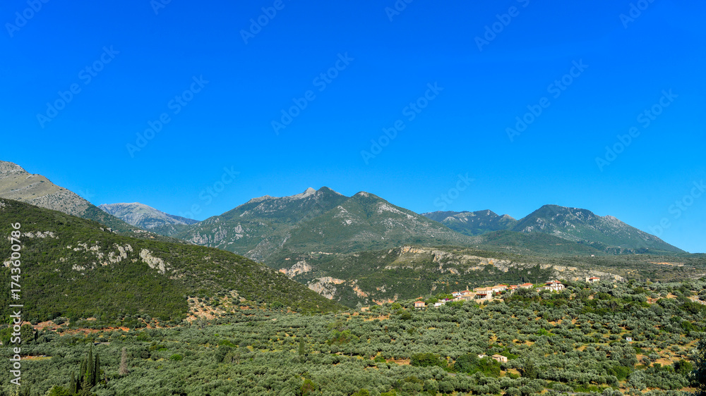 Naklejka premium Kardamyli, Peleppones- Griechenland