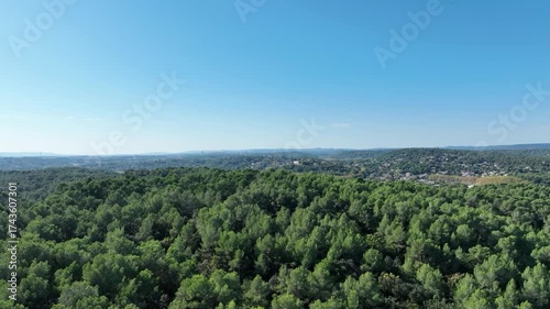 village de Montferrier-sur-Lez près de Montpellier en Occitanie