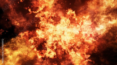 Fiery Abstract Art: Flames, Explosions, and Glowing Heat—From Love Symbols to Cosmic Fireballs