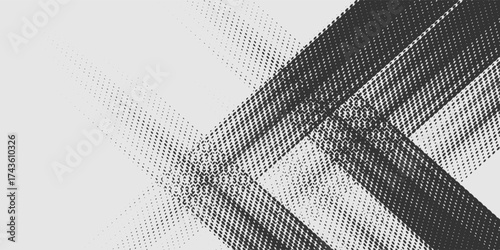 Grunge halftone gradient background. Faded grit noise texture. White and black sand wallpaper. Retro pixelated backdrop. Anime or manga style comic overlay.